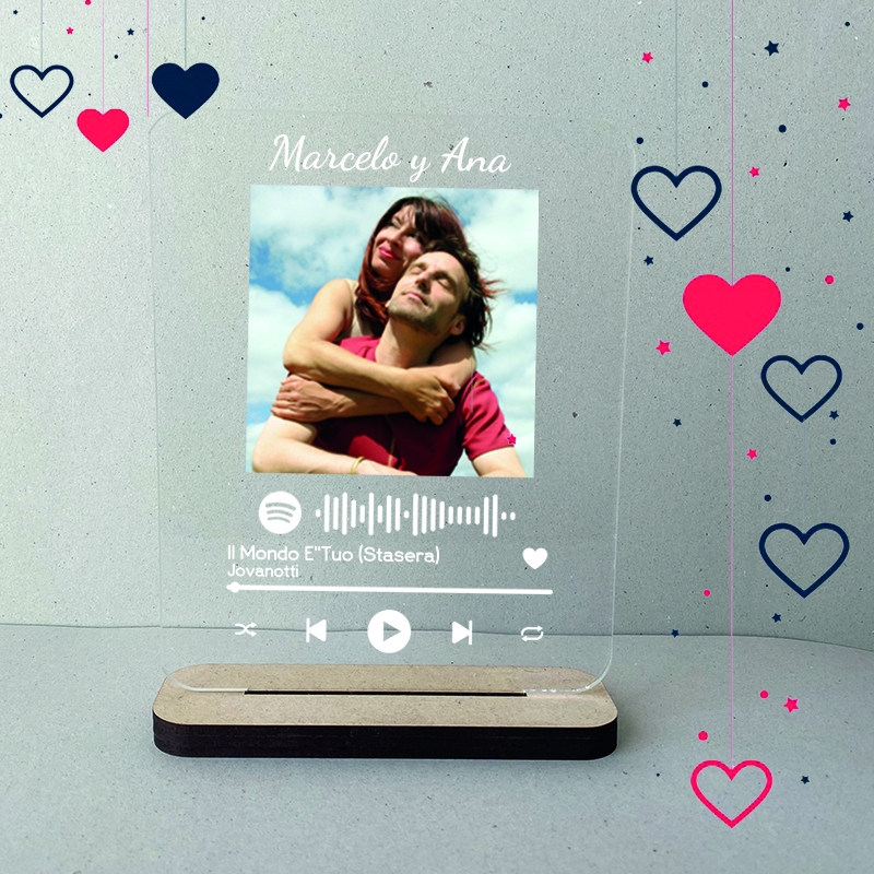 Placa Spotify Metacrilato