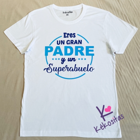 Camiseta Papá y Superabuelo