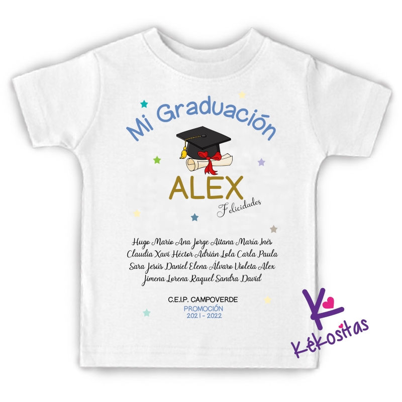 Camiseta Mi graduación